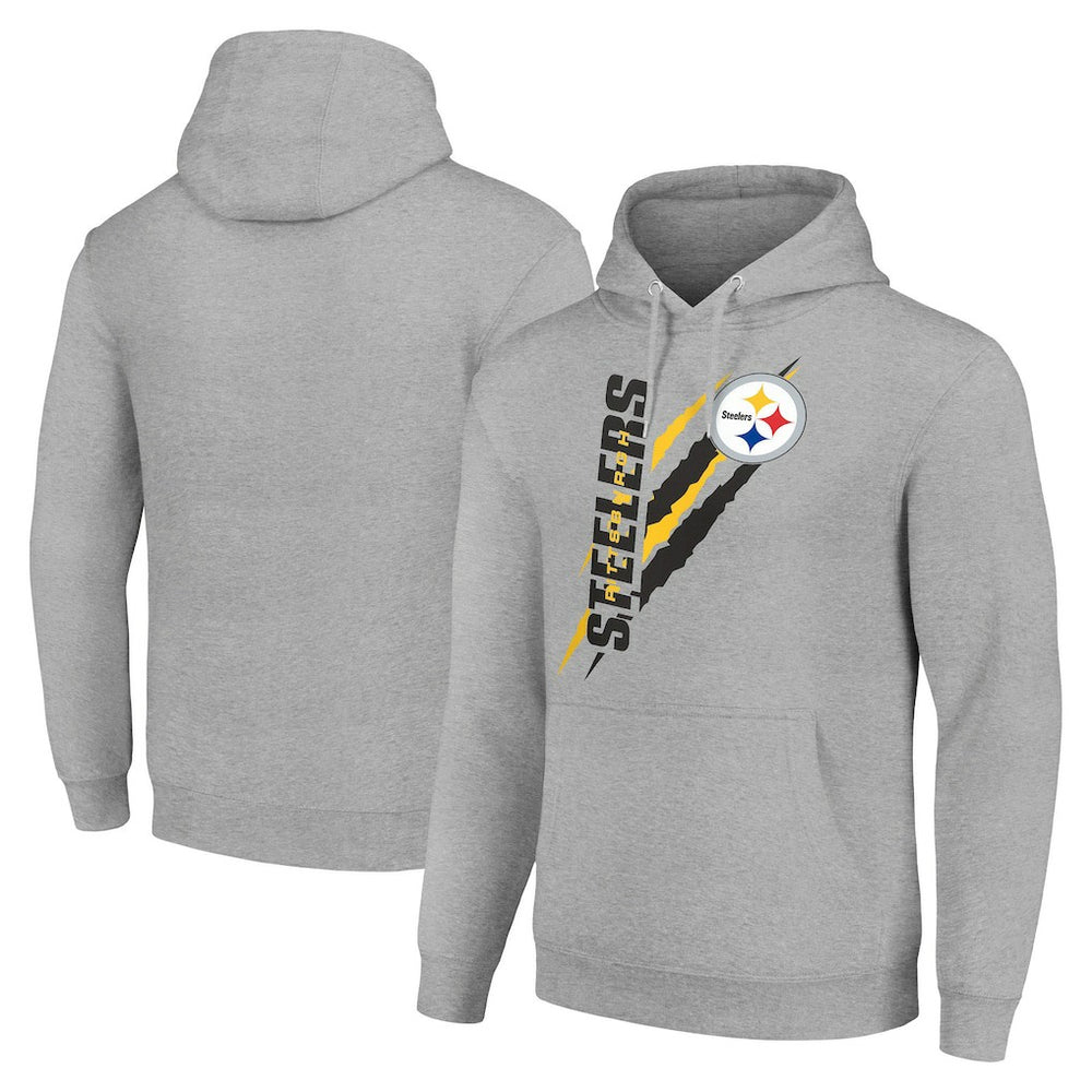 NFL Pittsburgh Steelers Starter Unisex Color Scratch Fleece Pullover Hoodie