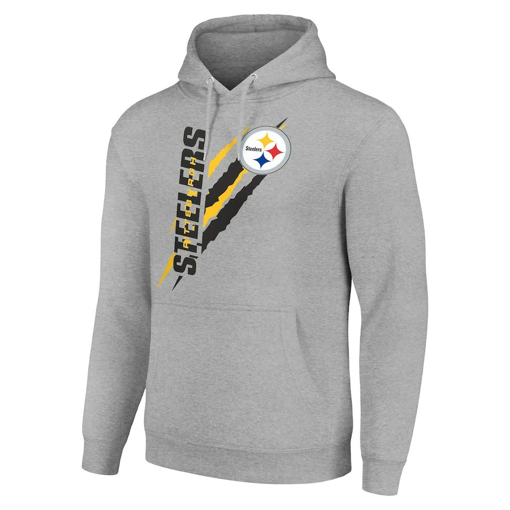 NFL Pittsburgh Steelers Starter Unisex Color Scratch Fleece Pullover Hoodie
