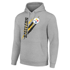 NFL Pittsburgh Steelers Starter Unisex Color Scratch Fleece Pullover Hoodie