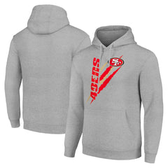 NFL San Francisco 49ers Starter Unisex Color Scratch Fleece Pullover Hoodie