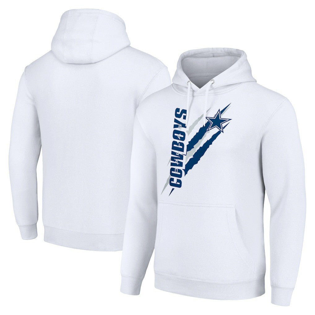 NFL Dallas Cowboys Starter Unisex Color Scratch Fleece Pullover Hoodie