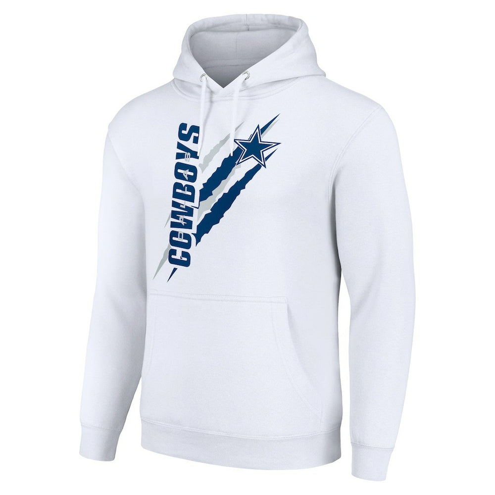 NFL Dallas Cowboys Starter Unisex Color Scratch Fleece Pullover Hoodie