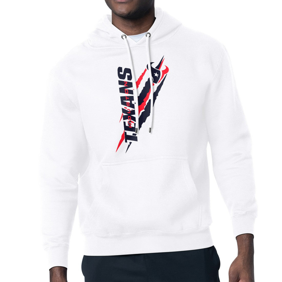 NFL Houston Texans Starter Unisex Color Scratch Fleece Pullover Hoodie
