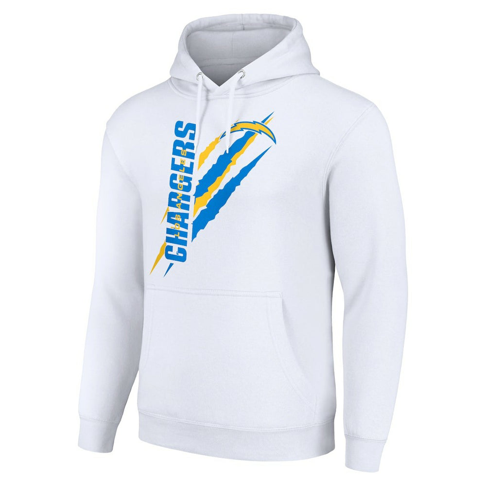 NFL Los Angeles Chargers Starter Unisex Color Scratch Fleece Pullover Hoodie