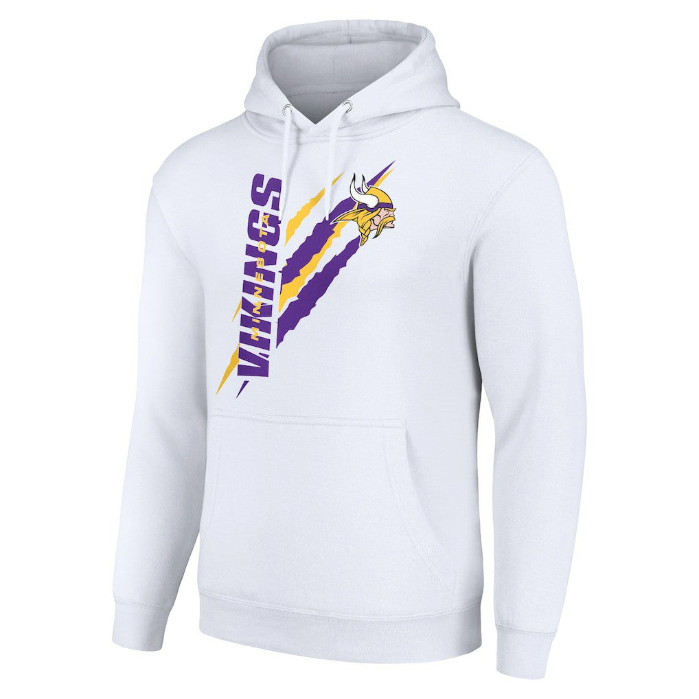 NFL Minnesota Vikings Starter Unisex Color Scratch Fleece Pullover Hoodie