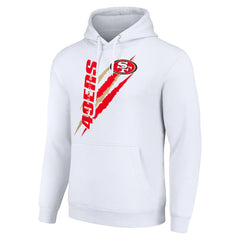 NFL San Francisco 49ers Starter Unisex Color Scratch Fleece Pullover Hoodie