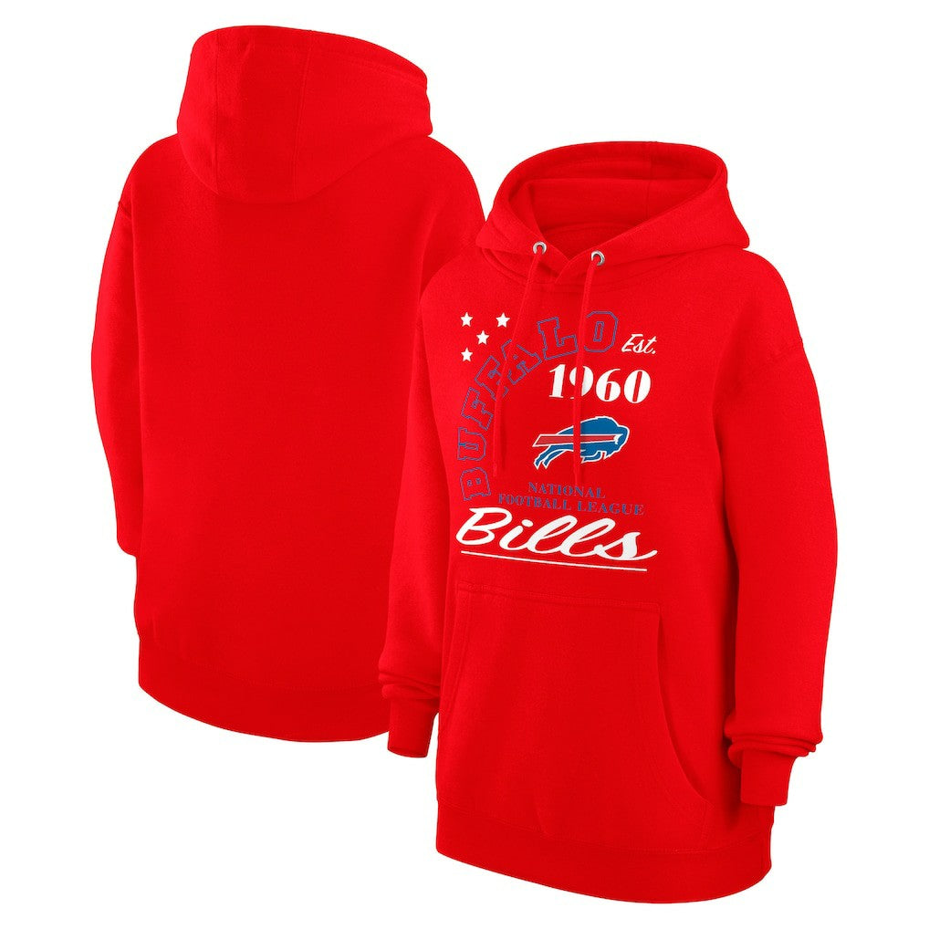 NFL Buffalo Bills Starter Unisex Arch Team Fleece Pullover Hoodie