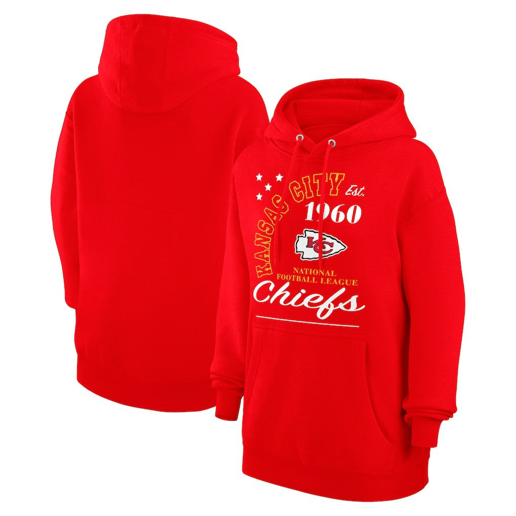 NFL Kansas City Chiefs Starter Unisex Arch Team Fleece Pullover Hoodie