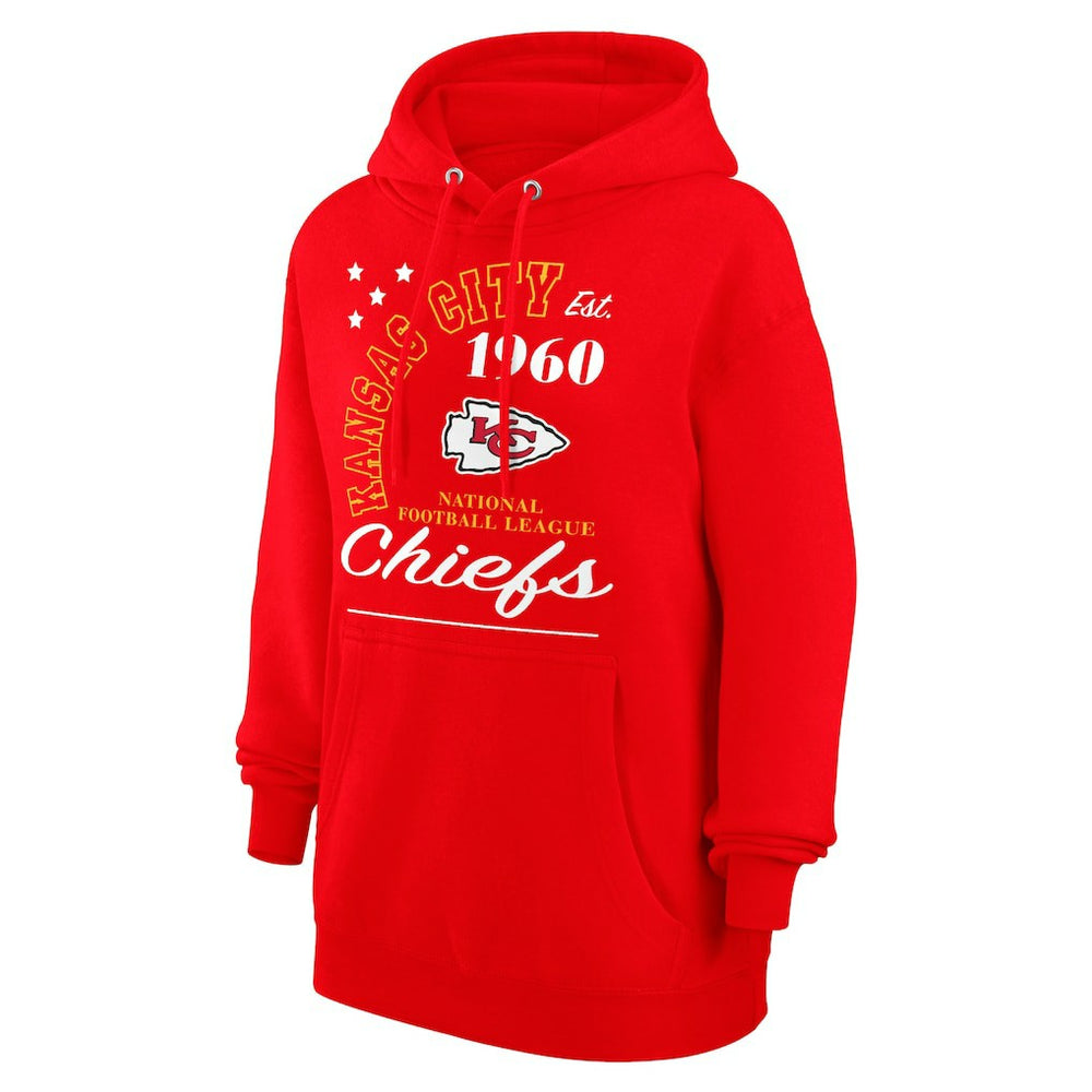 NFL Kansas City Chiefs Starter Unisex Arch Team Fleece Pullover Hoodie