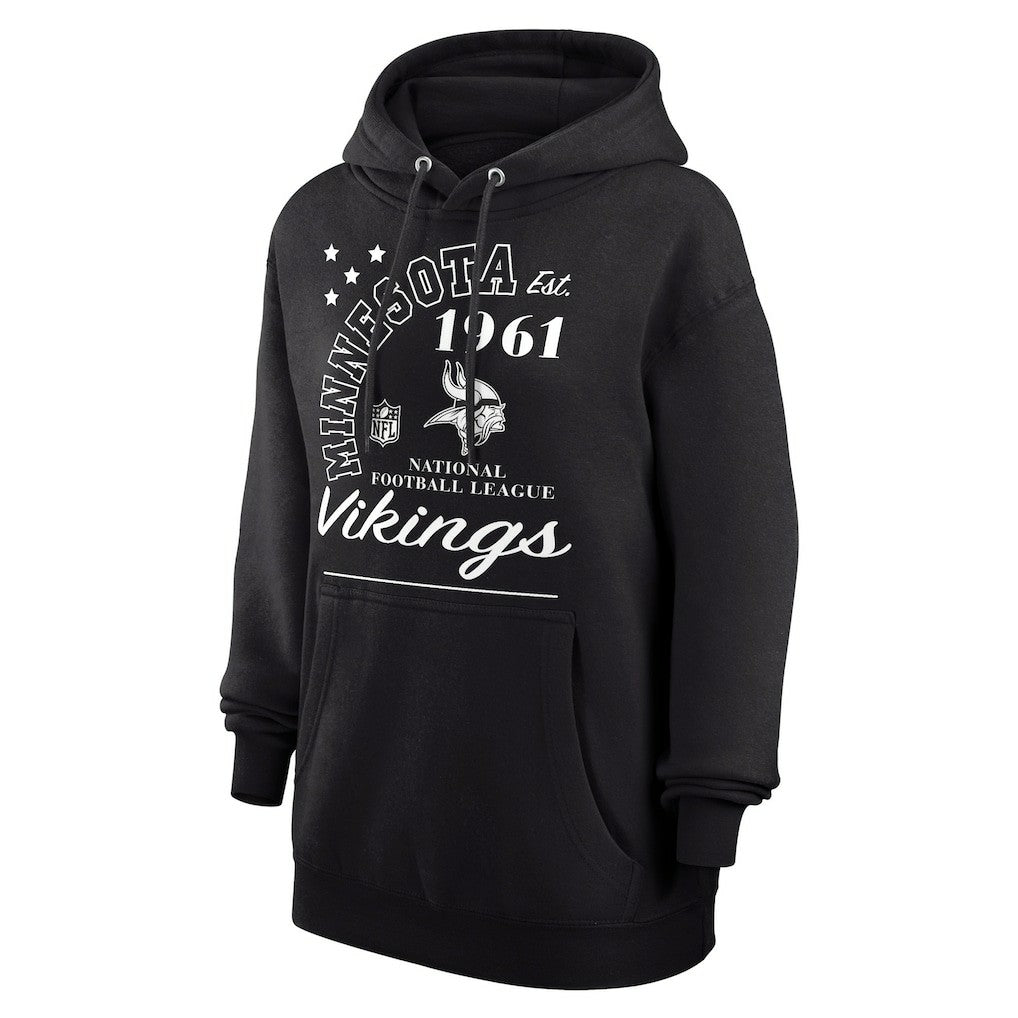 NFL Minnesota Vikings Starter Unisex Arch Team Fleece Pullover Hoodie