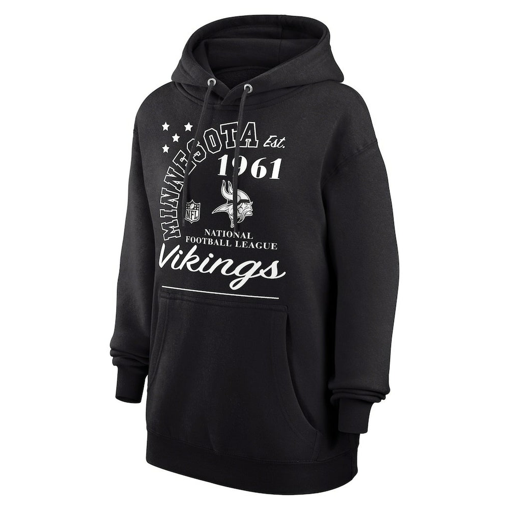 NFL Minnesota Vikings Starter Unisex Arch Team Fleece Pullover Hoodie