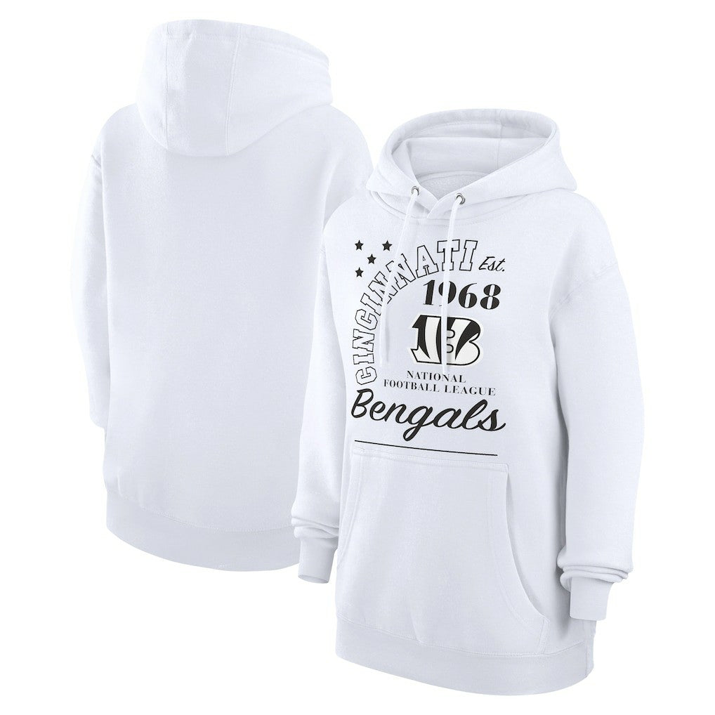 NFL Cincinnati Bengals Starter Unisex Arch Team Fleece Pullover Hoodie