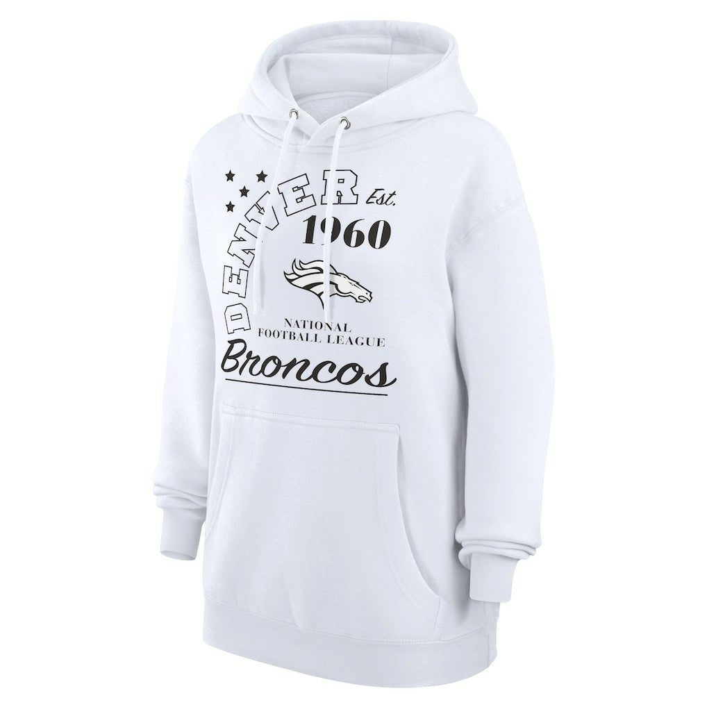 NFL Denver Broncos Starter Unisex Arch Team Fleece Pullover Hoodie