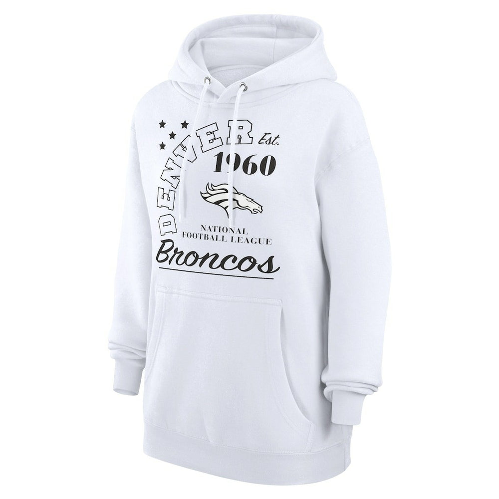 NFL Denver Broncos Starter Unisex Arch Team Fleece Pullover Hoodie