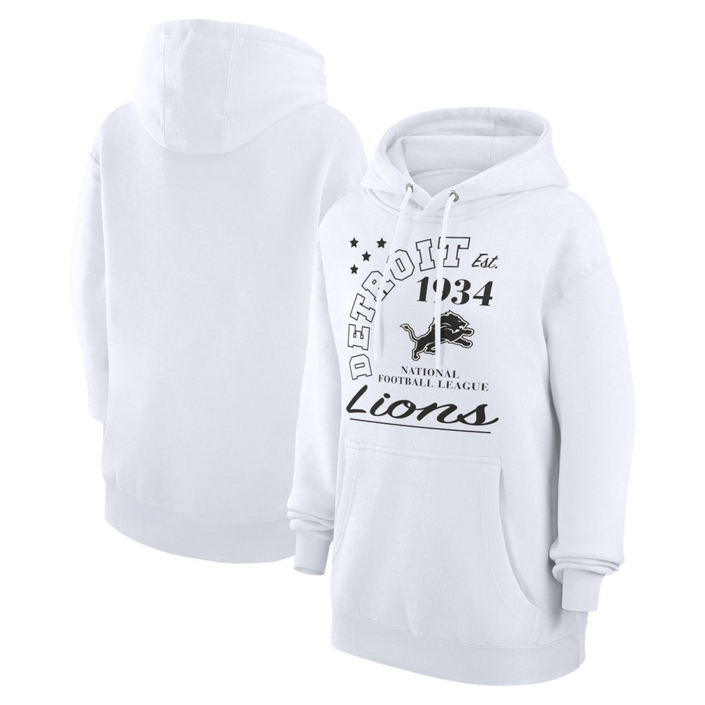 NFL Detroit Lions Starter Unisex Arch Team Fleece Pullover Hoodie