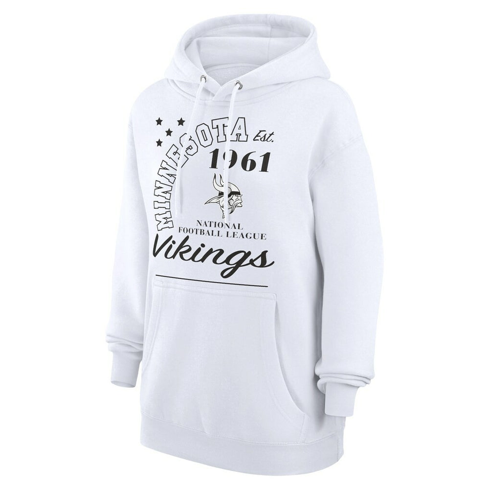 NFL Minnesota Vikings Starter Unisex Arch Team Fleece Pullover Hoodie