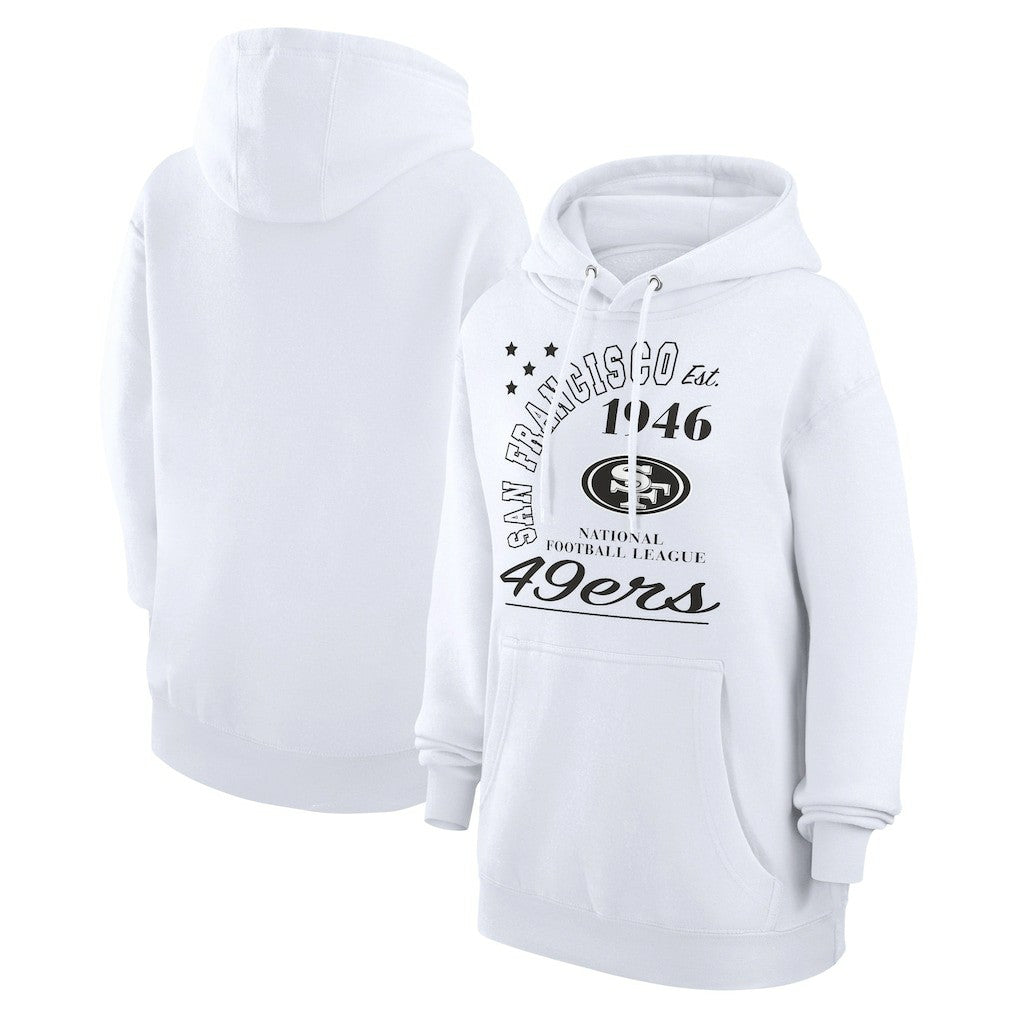NFL San Francisco 49ers Starter Unisex Arch Team Fleece Pullover Hoodie