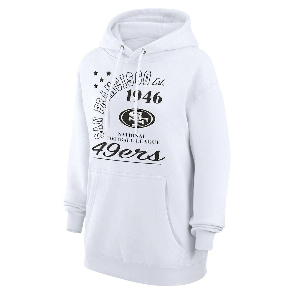 NFL San Francisco 49ers Starter Unisex Arch Team Fleece Pullover Hoodie