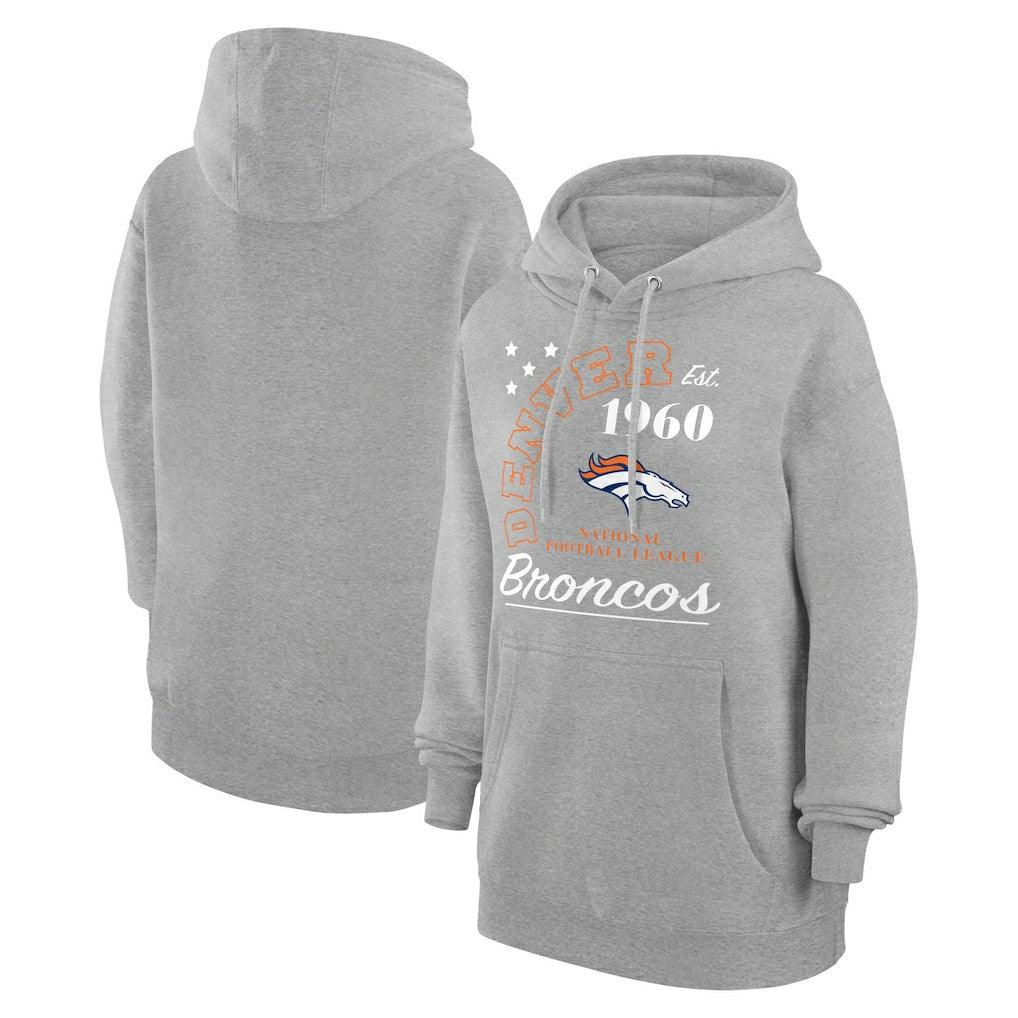 NFL Denver Broncos Starter Unisex Arch Team Fleece Pullover Hoodie