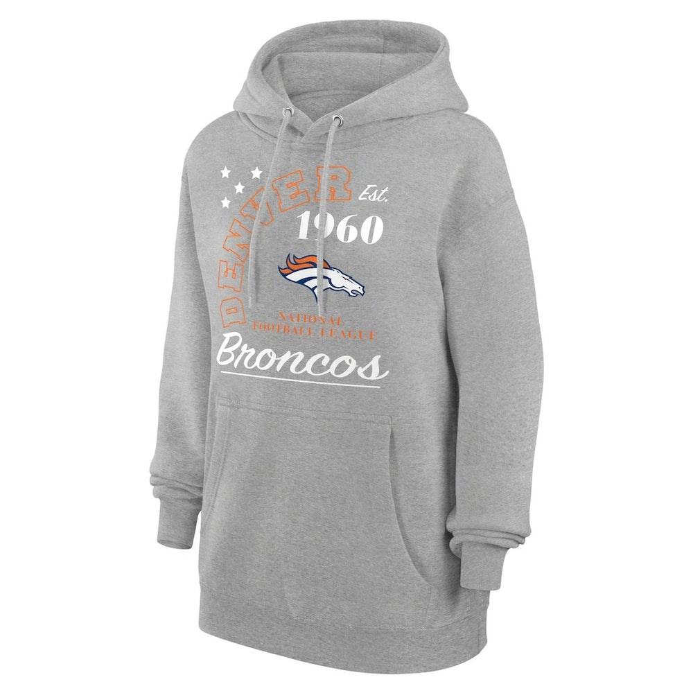 NFL Denver Broncos Starter Unisex Arch Team Fleece Pullover Hoodie