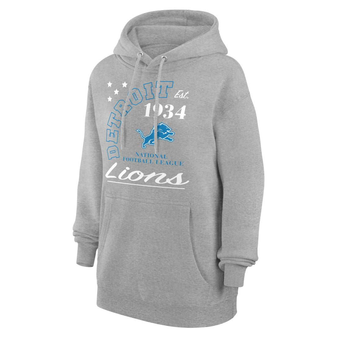 NFL Detroit Lions Starter Unisex Arch Team Fleece Pullover Hoodie