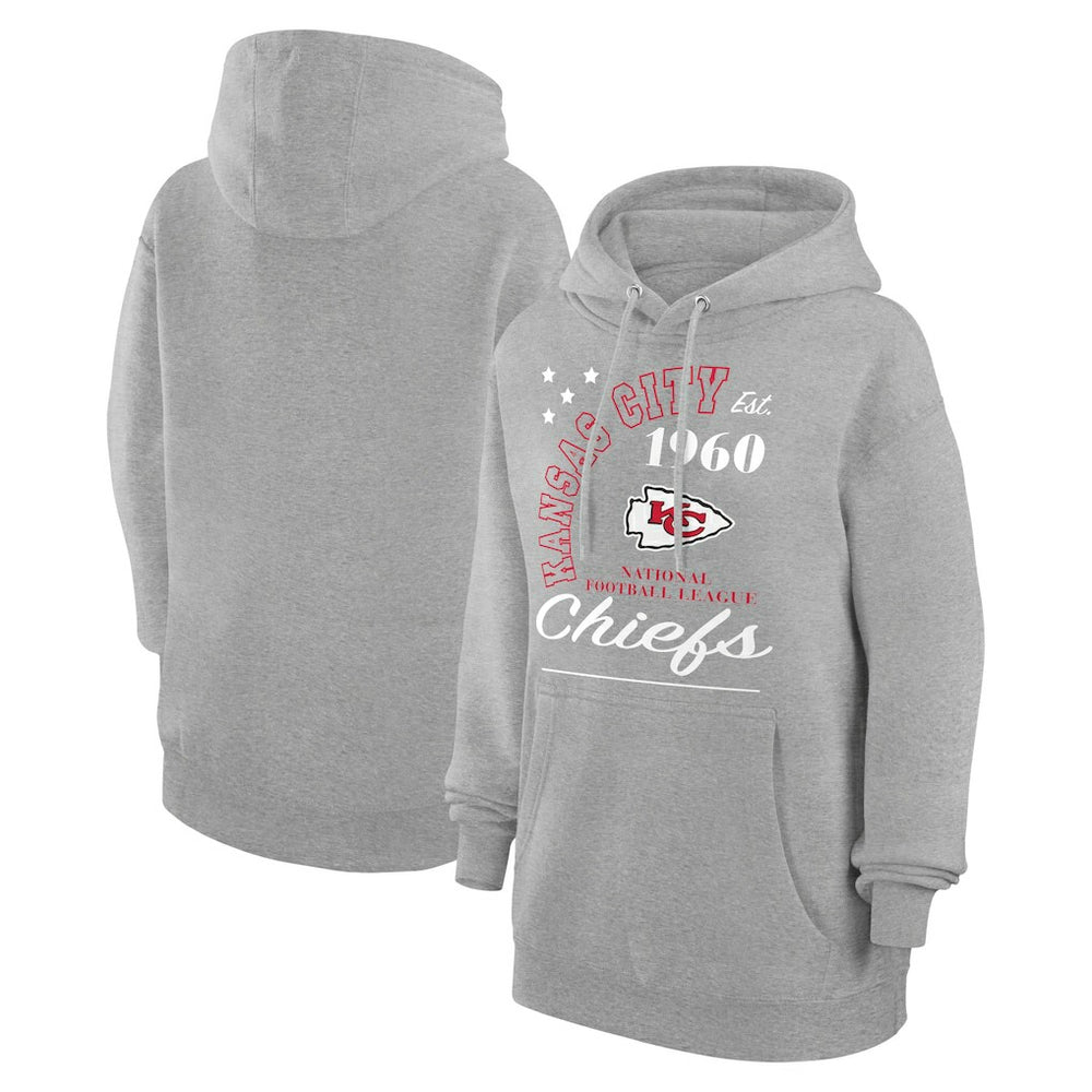 NFL Kansas City Chiefs Starter Unisex Arch Team Fleece Pullover Hoodie