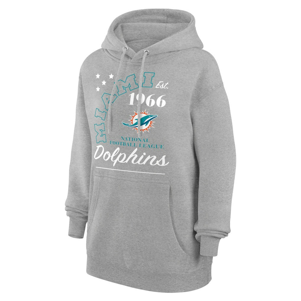 NFL Miami Dolphins Starter Unisex Arch Team Fleece Pullover Hoodie