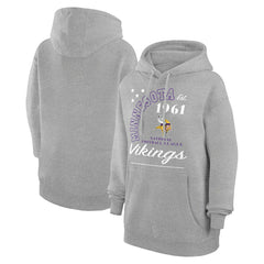 NFL Minnesota Vikings Starter Unisex Arch Team Fleece Pullover Hoodie