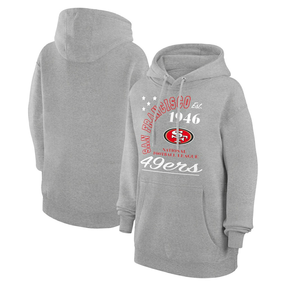 NFL San Francisco 49ers Starter Unisex Arch Team Fleece Pullover Hoodie