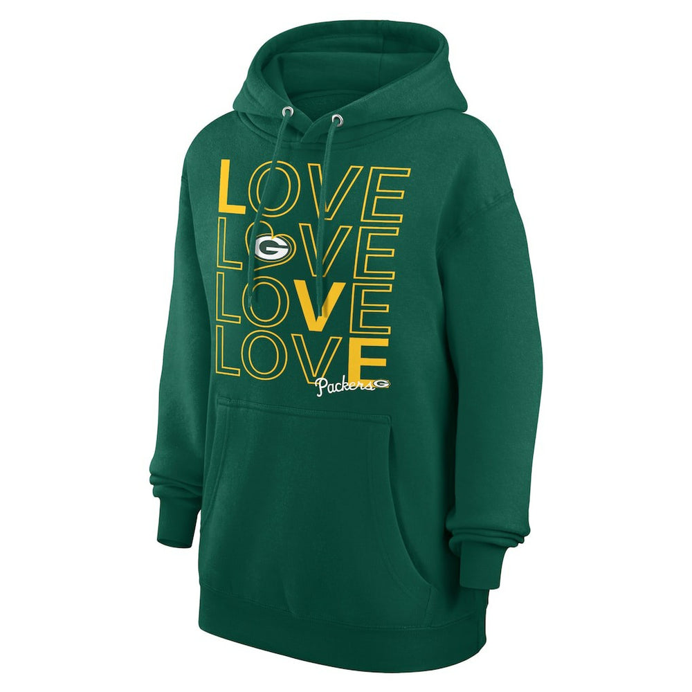 NFL Green Bay Packers G-III 4Her by Carl Banks Women's Love Graphic Pullover Hoodie