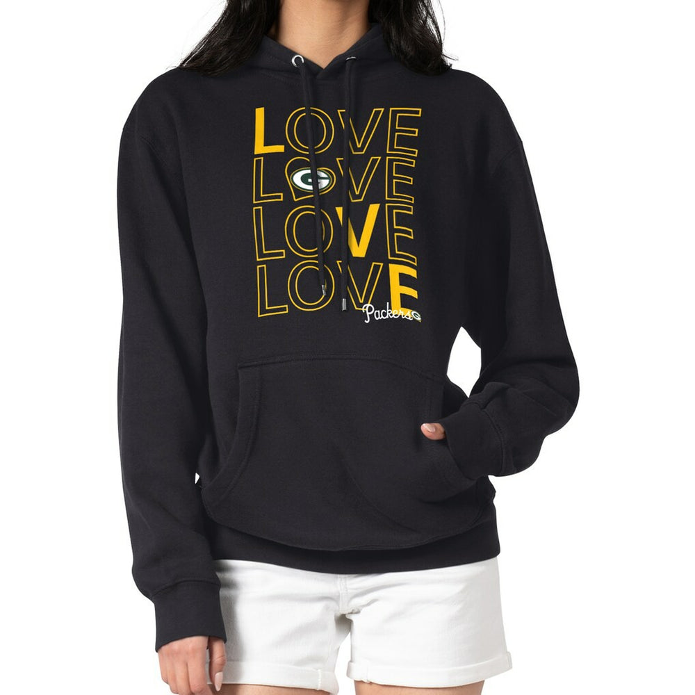 NFL Green Bay Packers G-III 4Her by Carl Banks Women's Love Graphic Pullover Hoodie