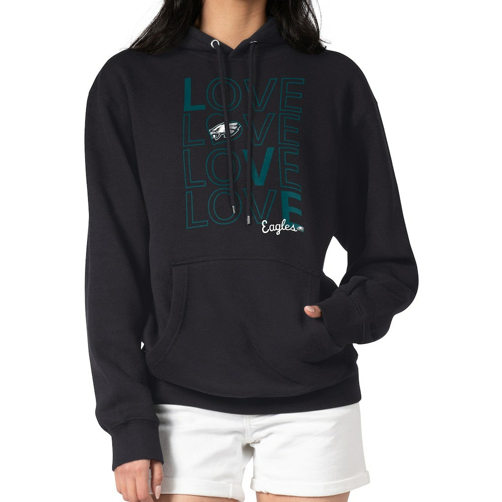 NFL Philadelphia Eagles G-III 4Her by Carl Banks Women's Love Graphic Pullover Hoodie