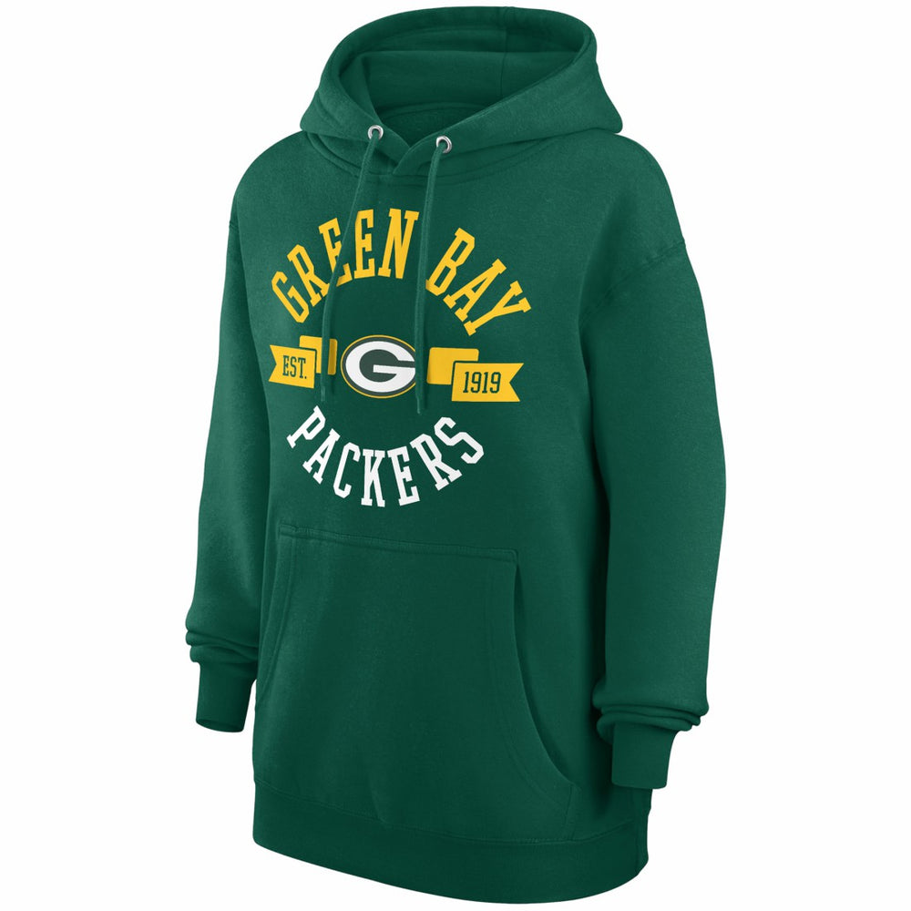 NFL Green Bay Packers G-III 4Her by Carl Banks Women's City Graphic Team Fleece Pullover Hoodie