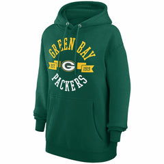 NFL Green Bay Packers G-III 4Her by Carl Banks Women's City Graphic Team Fleece Pullover Hoodie