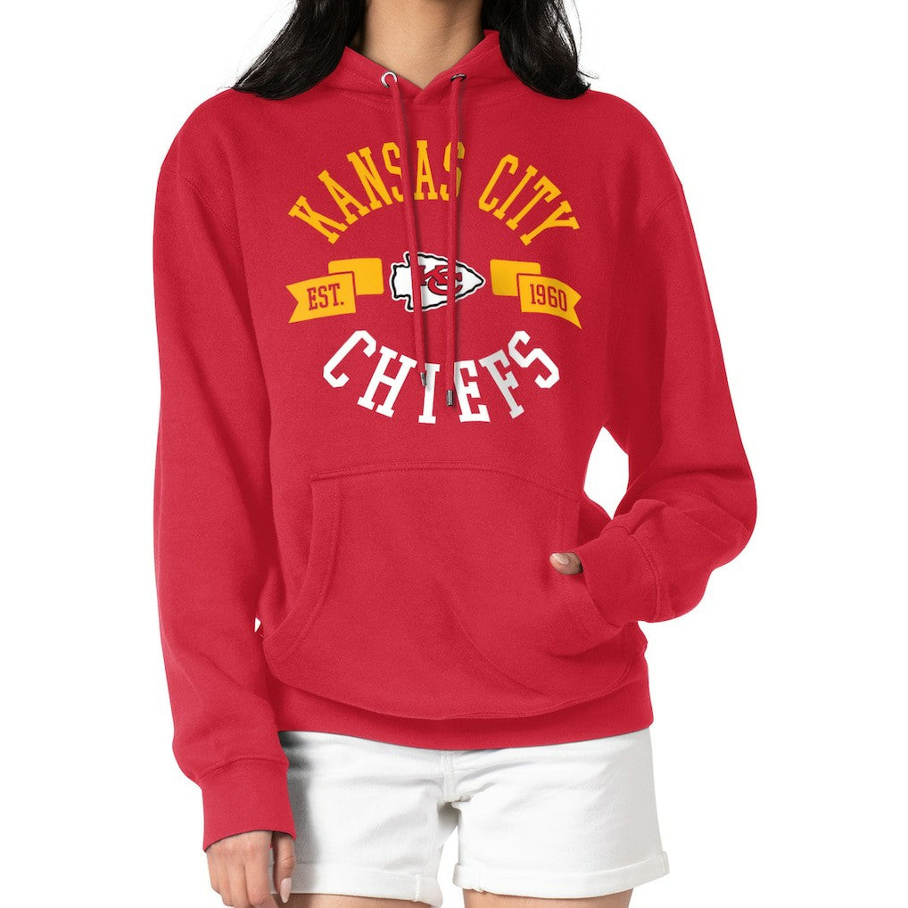 NFL Kansas City Chiefs G-III 4Her by Carl Banks Women's City Graphic Team Fleece Pullover Hoodie