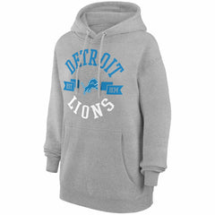NFL Detroit Lions G-III 4Her by Carl Banks Women's City Graphic Team Fleece Pullover Hoodie