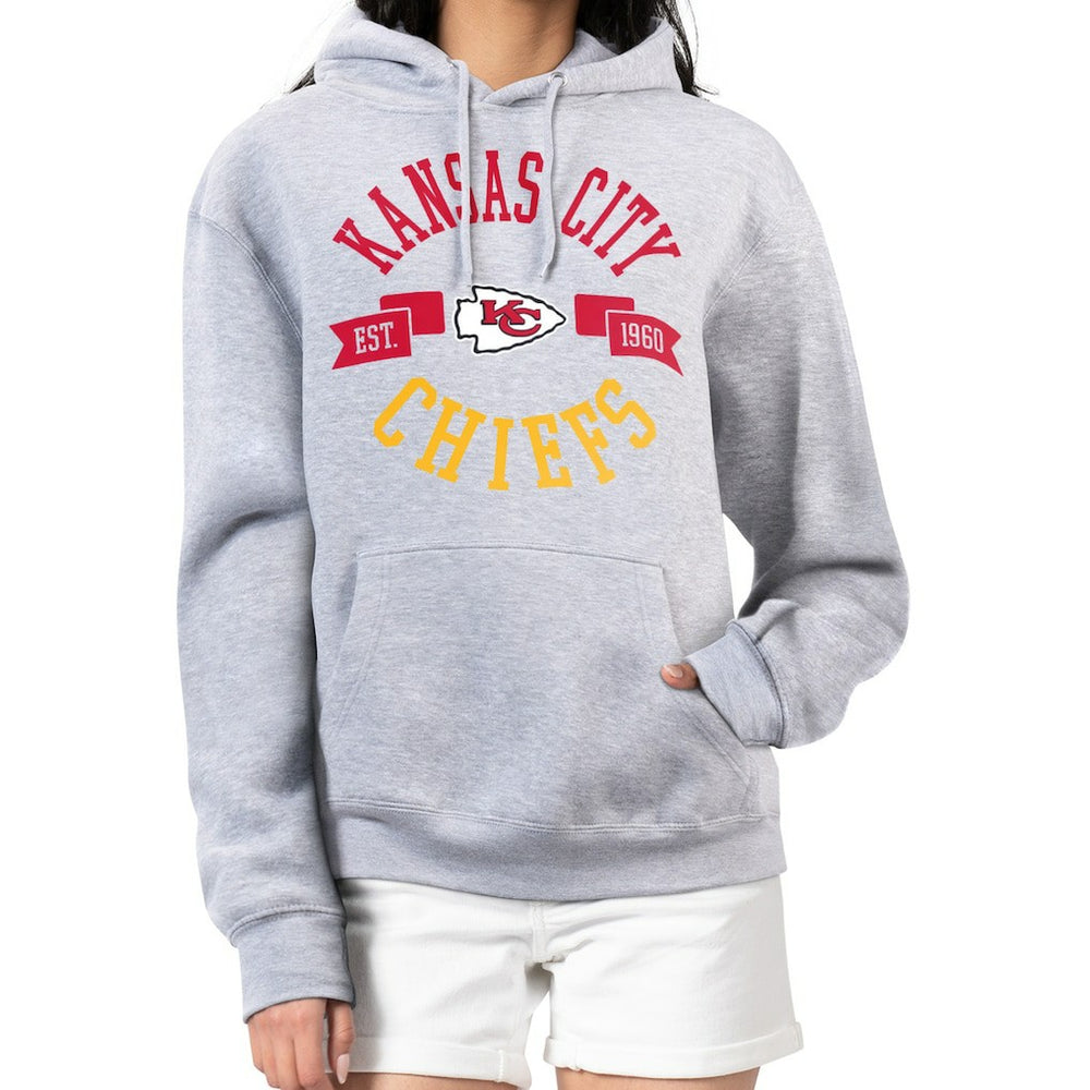 NFL Kansas City Chiefs G-III 4Her by Carl Banks Women's City Graphic Team Fleece Pullover Hoodie
