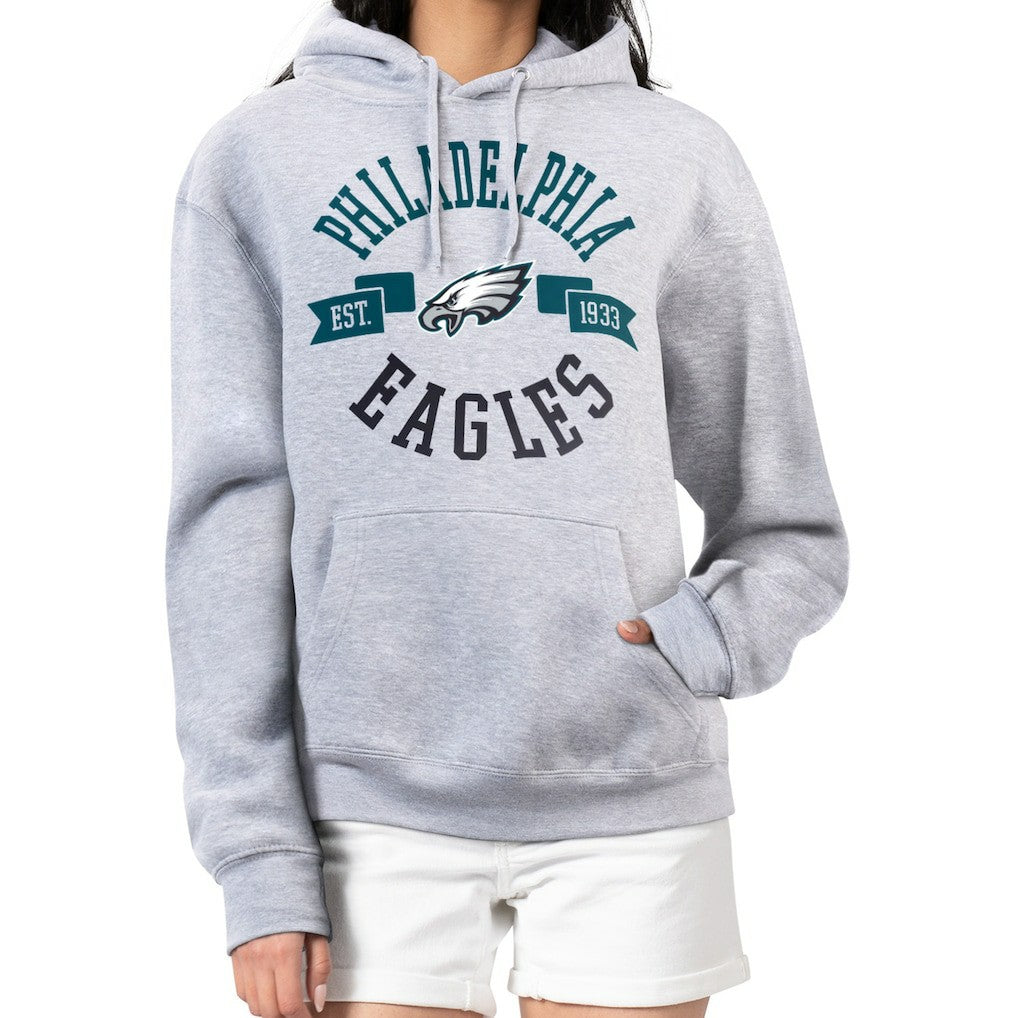 NFL Philadelphia Eagles G-III 4Her by Carl Banks Women's City Graphic Team Fleece Pullover Hoodie