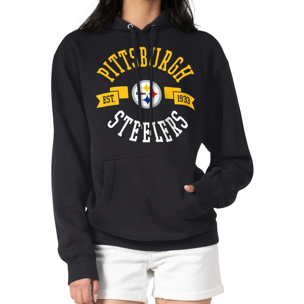 NFL Pittsburgh Steelers G-III 4Her by Carl Banks Women's City Graphic Team Fleece Pullover Hoodie