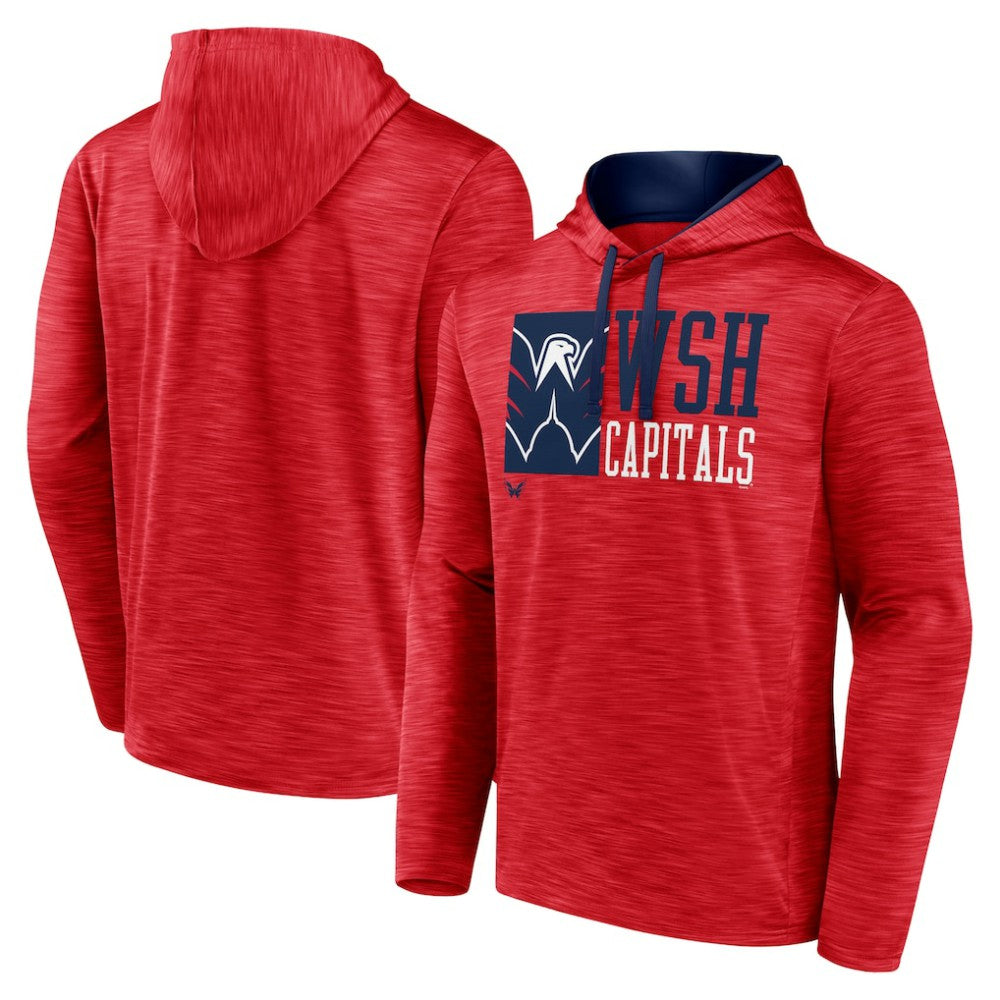 Washington Capitals Fanatics Never Quit Pullover Hoodie