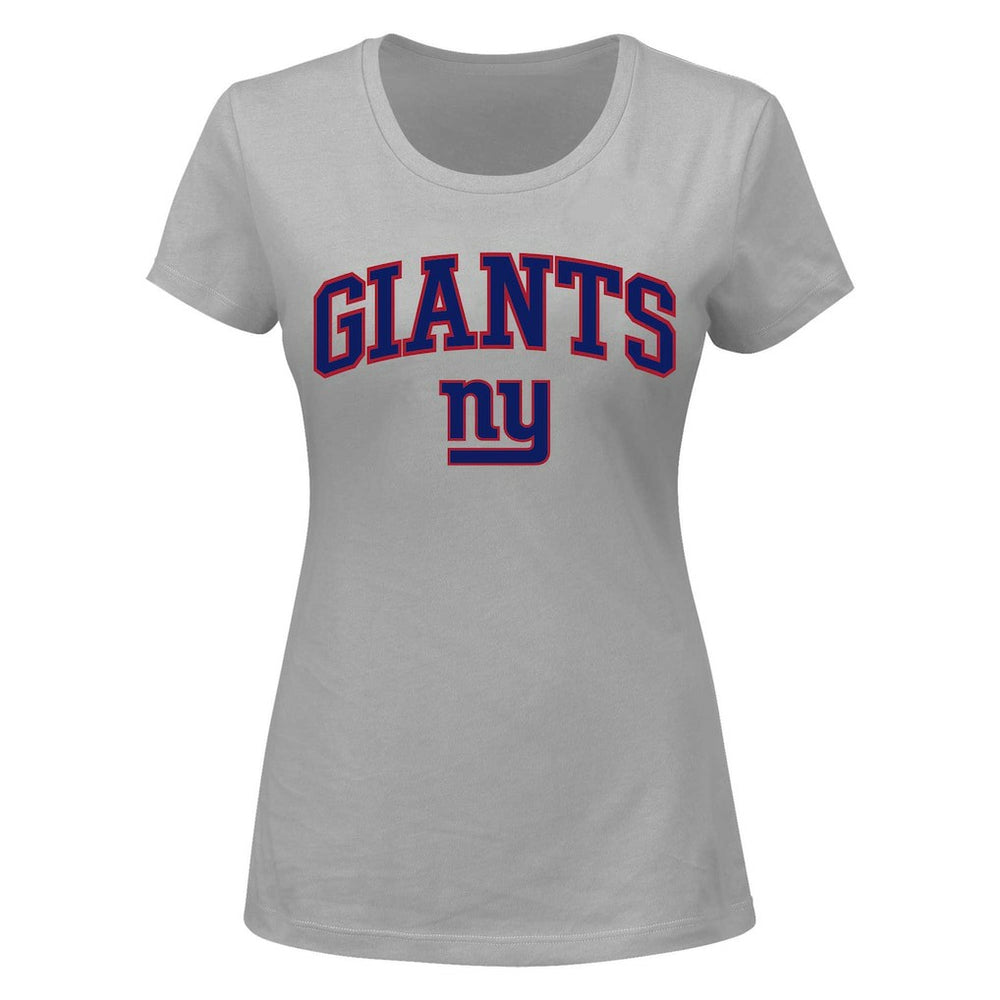 NFL New York Giants Women's Plus Size Arch Over Logo T-Shirt