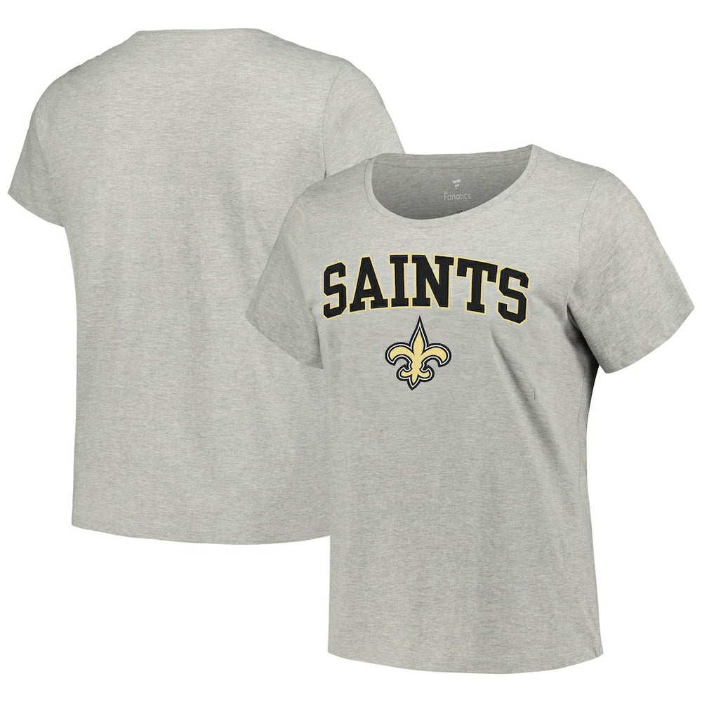 NFL New Orleans Saints Women's Plus Size Arch Over Logo T-Shirt
