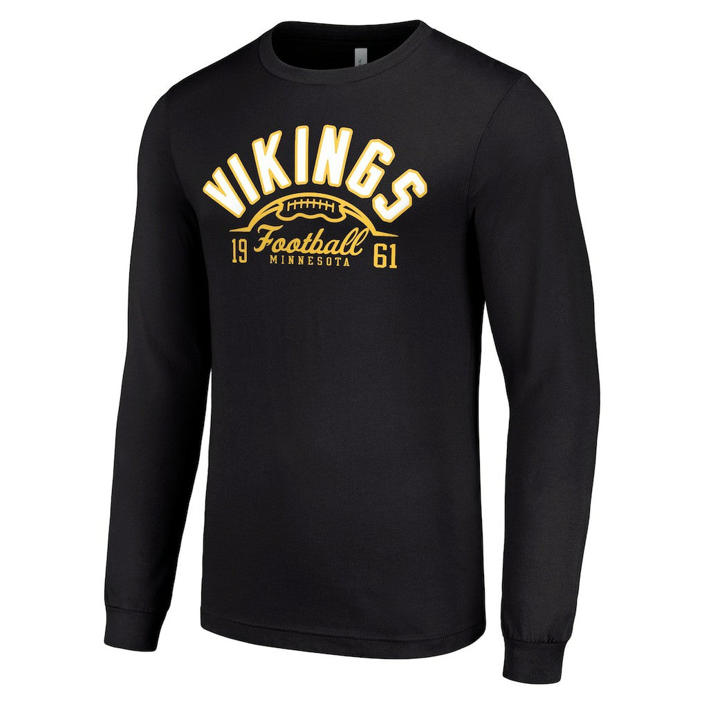 NFL Minnesota Vikings Starter Half Ball Team Long Sleeve T-Shirt