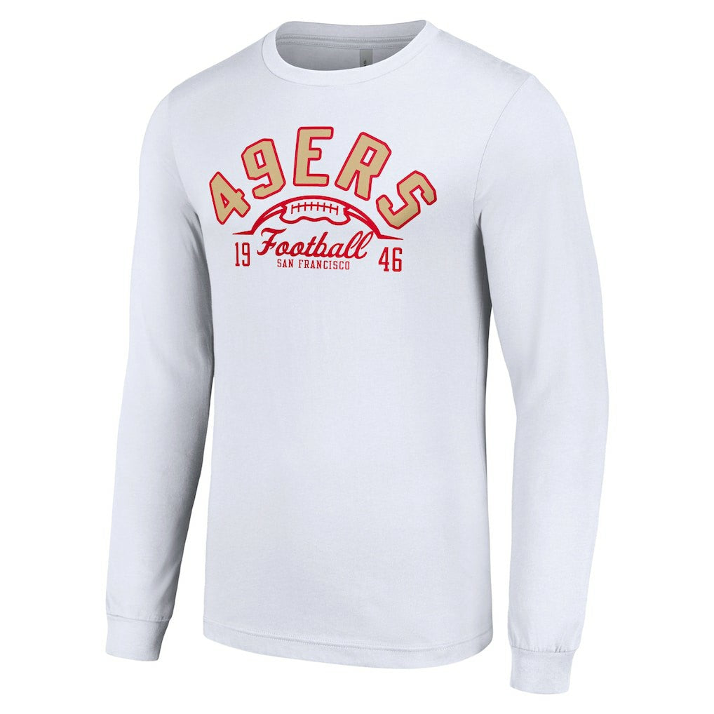 NFL San Francisco 49ers Starter Half Ball Team Long Sleeve T-Shirt