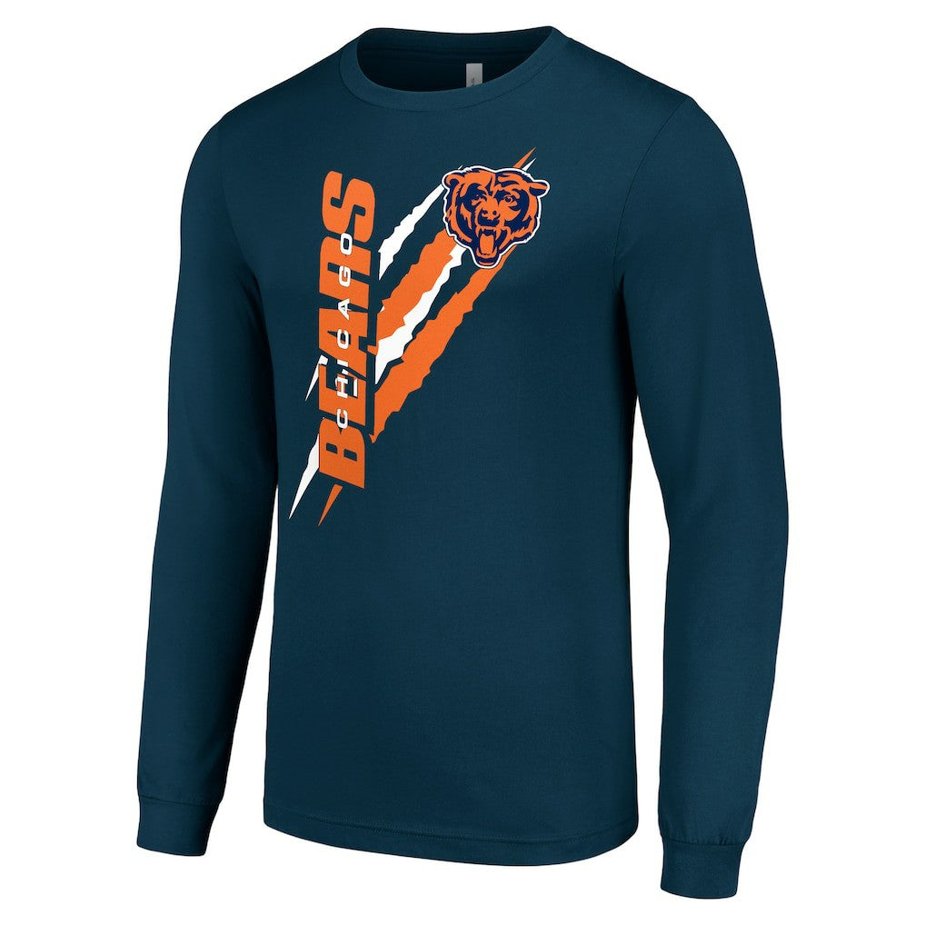 NFL Chicago Bears Starter Color Scratch Long Sleeve T-Shirt