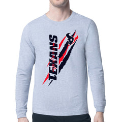 NFL Houston Texans Starter Color Scratch Long Sleeve T-Shirt