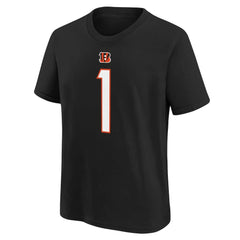 NFL Cincinnati Bengals Ja'Marr Chase  Preschool Player Name & Number T-Shirt