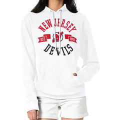 New Jersey Devils G-III 4Her by Carl Banks Women's City Graphic Fleece Pullover Hoodie
