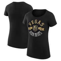 Vegas Golden Knights G-III 4Her by Carl Banks Women's Super-Slim Fit Lightweight City Graphic Sport Crewneck T-Shirt