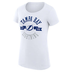 Tampa Bay Lightning G-III 4Her by Carl Banks Women's Super-Slim Fit Lightweight City Graphic Sport Crewneck T-Shirt